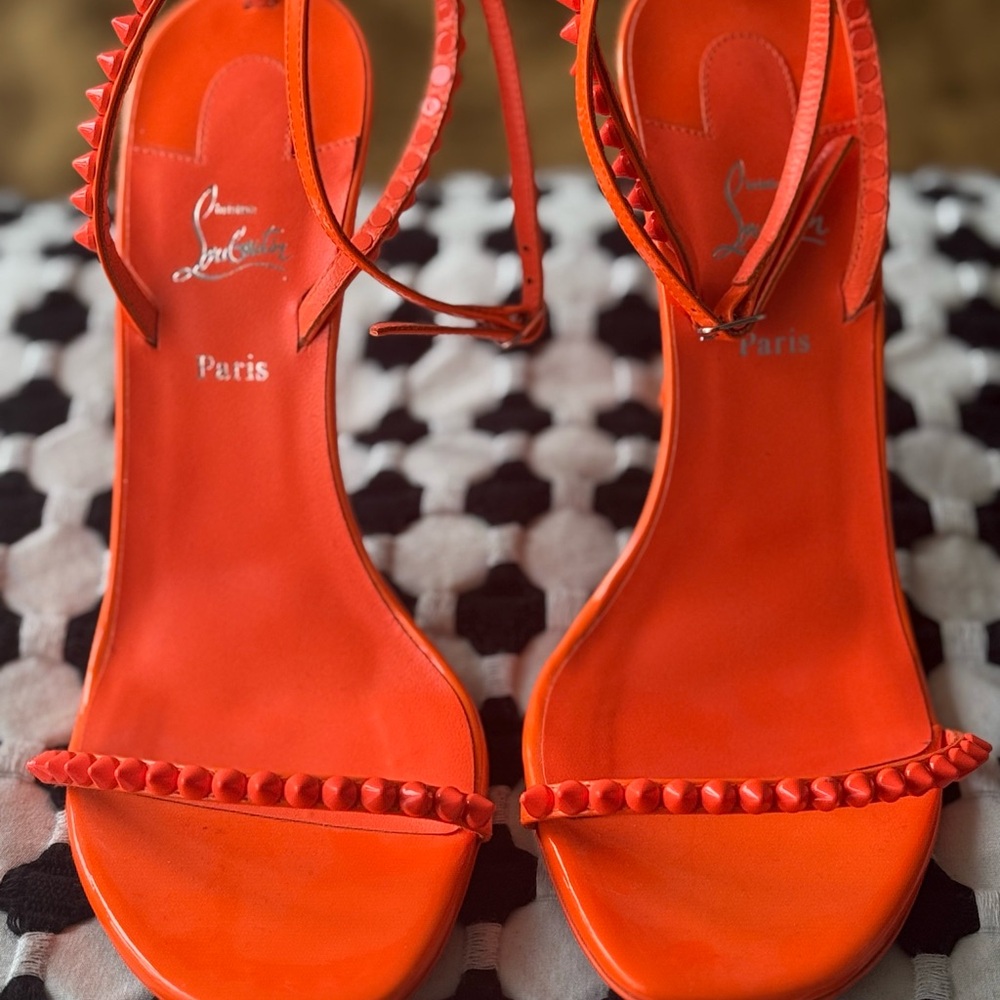 Christian Louboutin Women's Orange Sandals